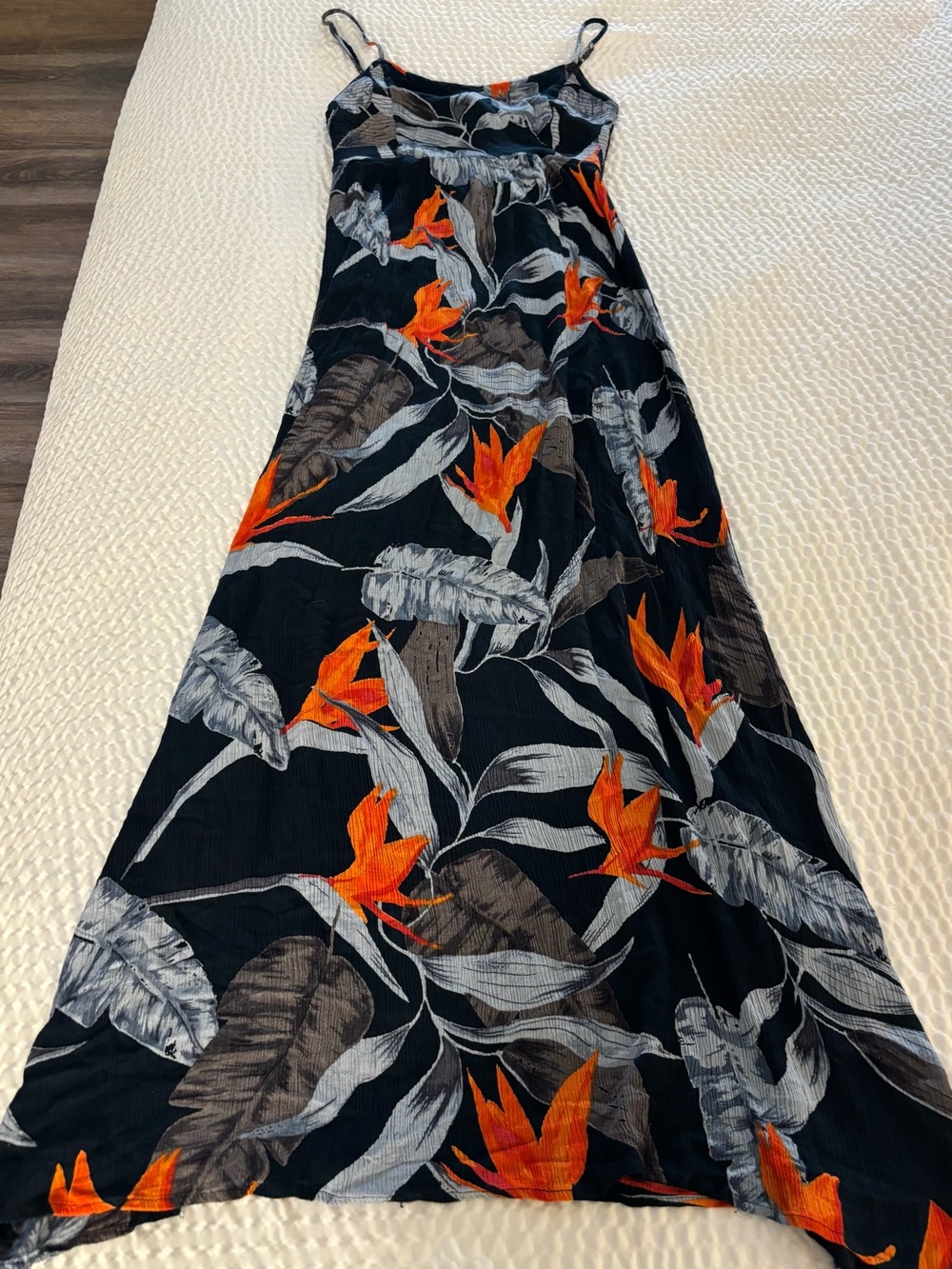 Patrons of Peace floral rayon Summer maxi dress Sz Sm